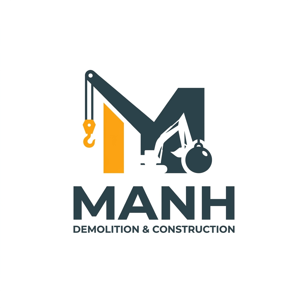 Logo Mạnh Phá Dỡ – đơn vị phá dỡ công trình tại Lái Thiêu, Thuận An, Bình Dương.
